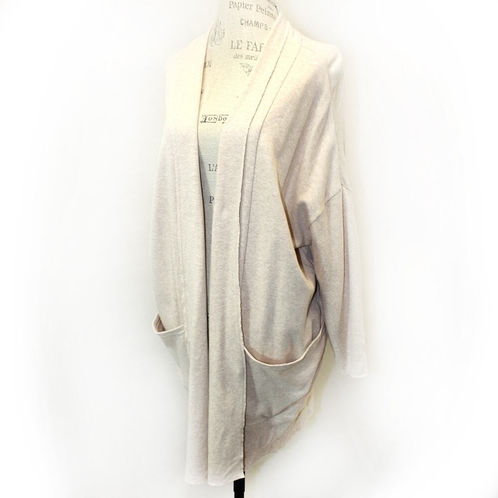 Pact sustainable organic cotton cardigan top with pockets loungewear XS Small